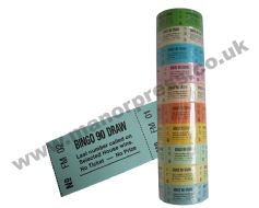 BINGO 90 DRAW ROLL TICKETS - 1 PACKET